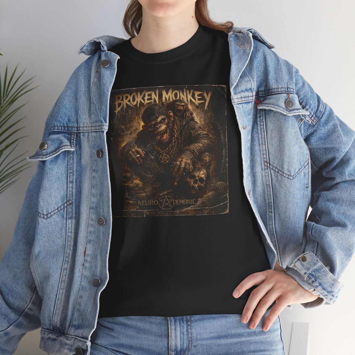 BROKEN MONKEY Vintage Heavyweight - Drum & Bass T-Shirt