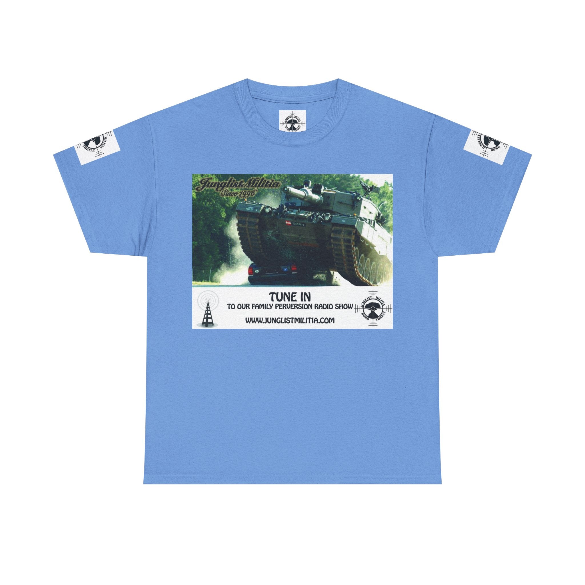 Classic Radio Junglist Militia The Junglist Militia Family Perversion Radio Show Los Angeles, California. Unisex Gildan T-Shirt