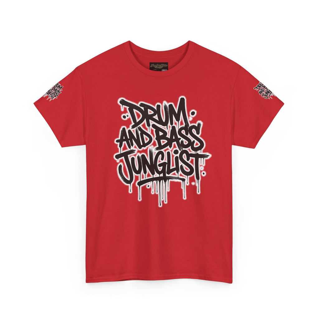 Junglist Militia™ Since 1996 | Drum & Bass Junglist Graffiti Gildan Premium Cotton T-Shirt | NeuroDemonic Records Official Streetwear | 10 Colors