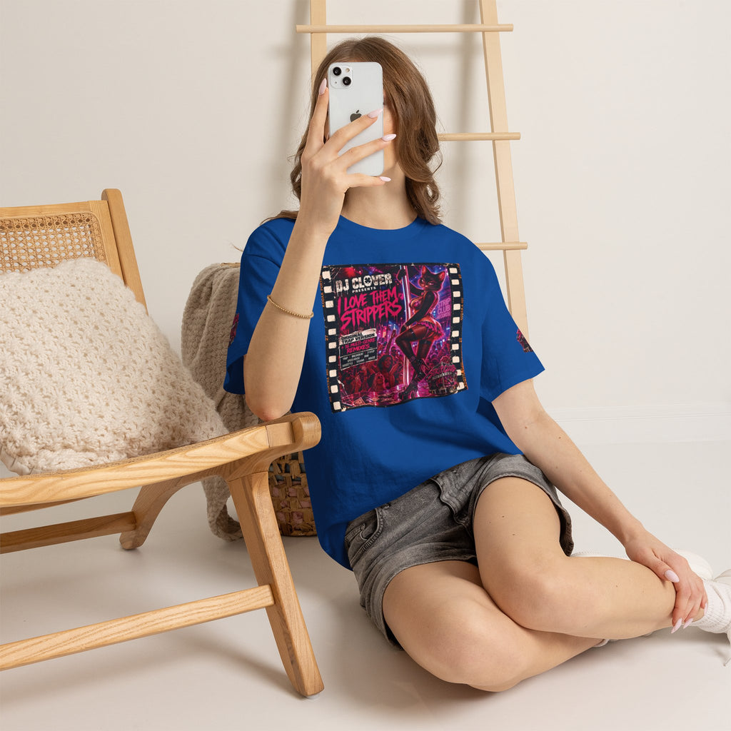 DJ Clover Presents “I Love Them Strippers” - Strip Club Records Official Album T-Shirt