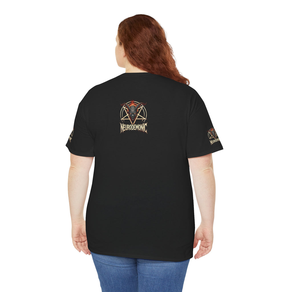 NeuroDemonic Baphomet Pentagram T-Shirt – Heavy Metal Streetwear Edition