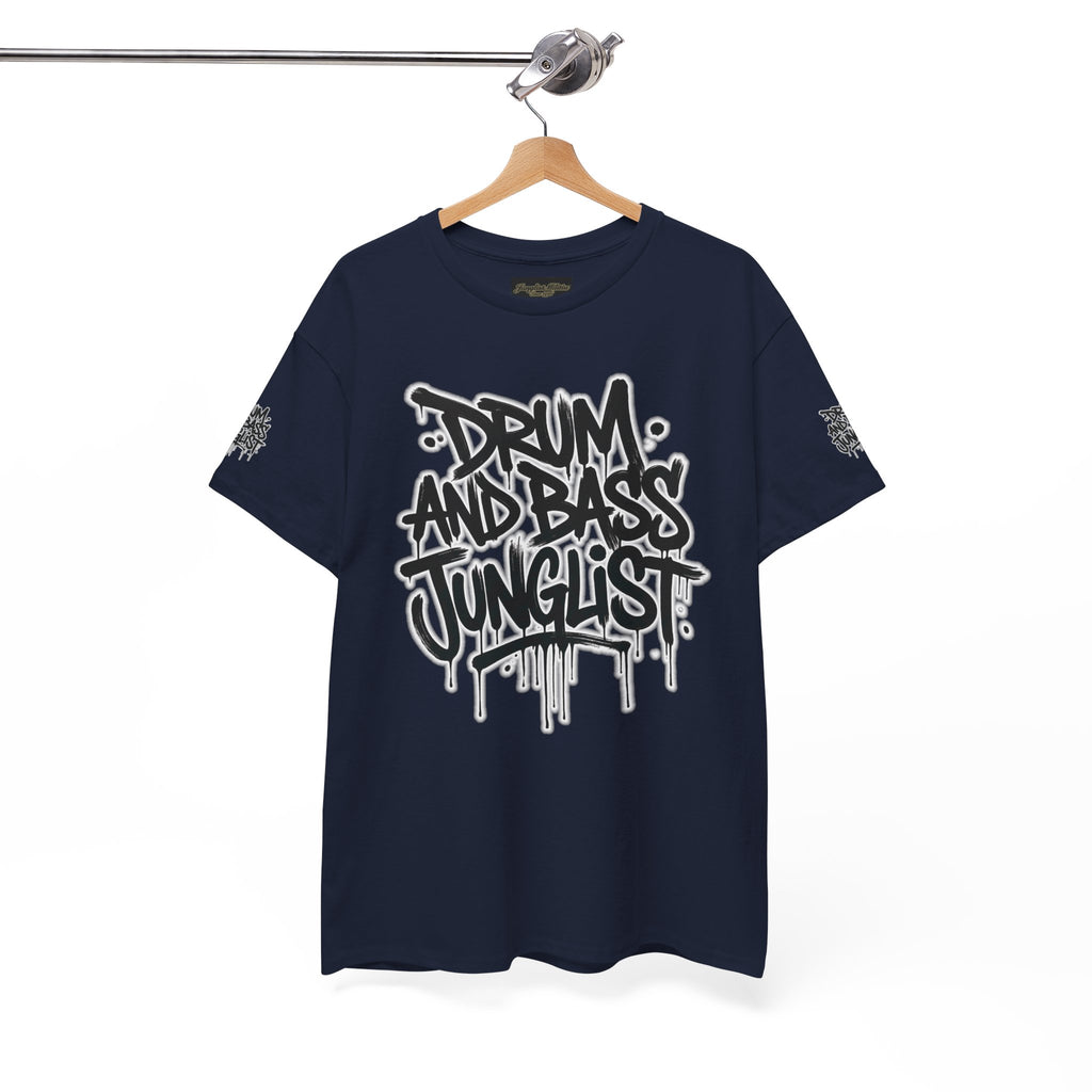 Junglist Militia™ Since 1996 | Drum & Bass Junglist Graffiti Gildan Premium Cotton T-Shirt | NeuroDemonic Records Official Streetwear | 10 Colors