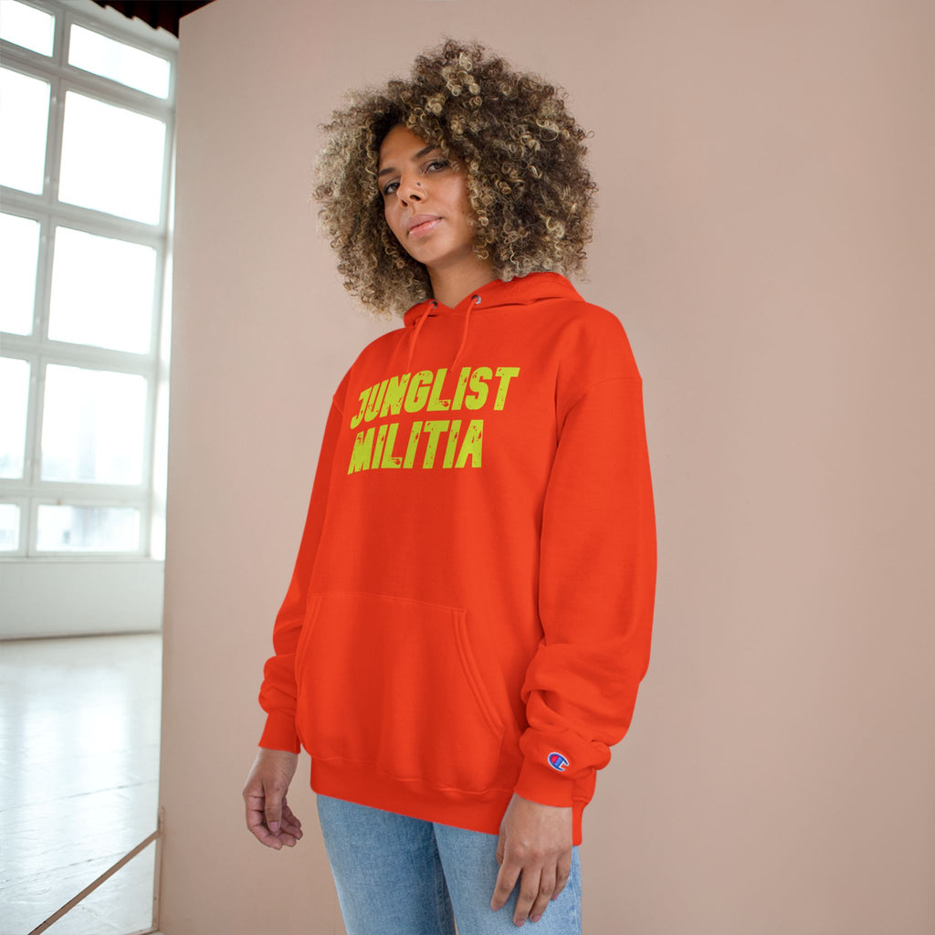 Champion Hoodie- JUNGLIST MILITIA ARMY
