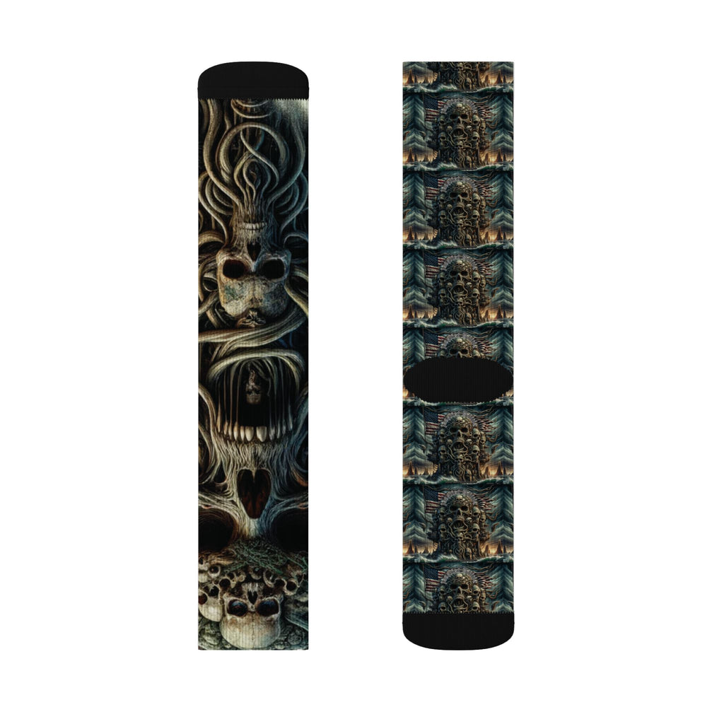 Ghosts of War Sublimation Socks- Unisex-Junglist Militia