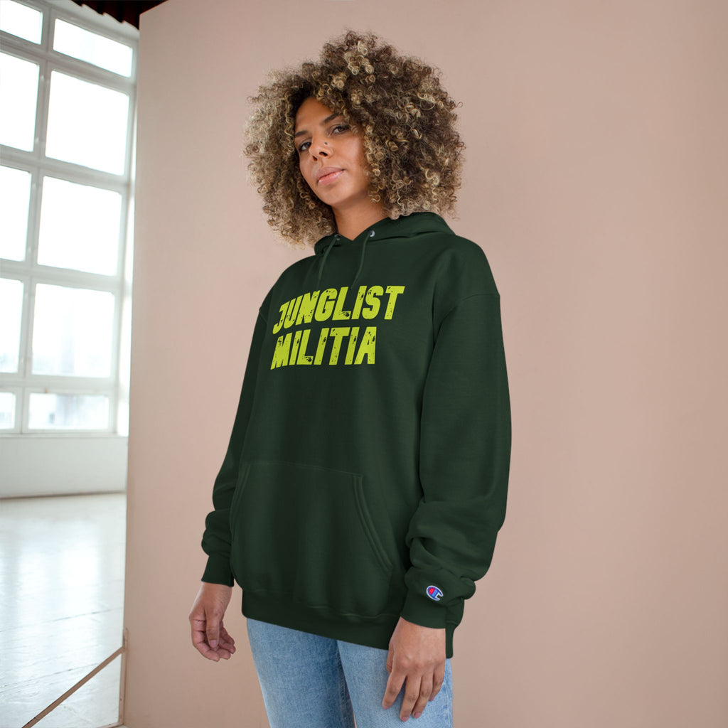 Champion Hoodie- JUNGLIST MILITIA ARMY