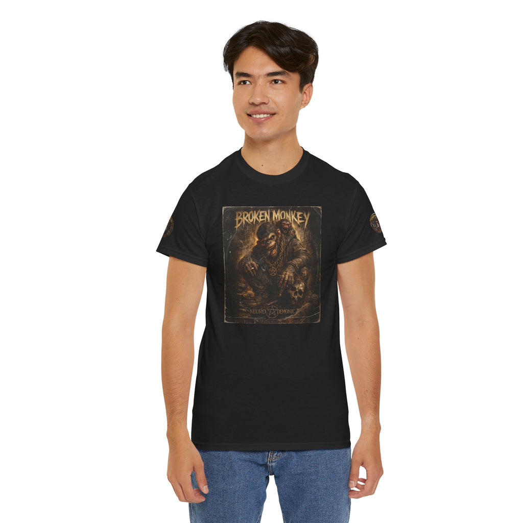 BROKEN MONKEY Vintage Heavyweight - Drum & Bass T-Shirt