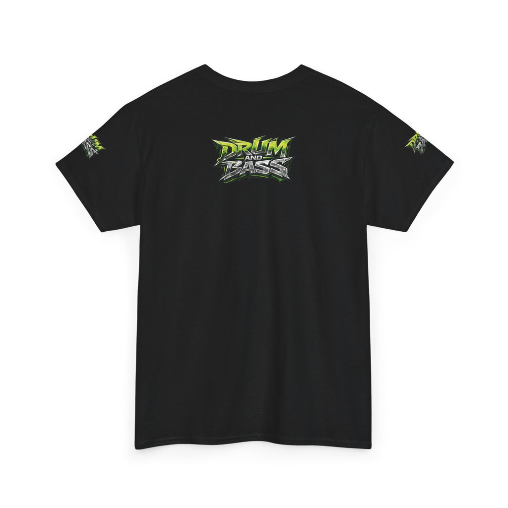 Official NeuroDemonic™ merchandise.  Drum and Bass T-Shirt | Premium Gildan Heavy Cotton DJ, DNB & Junglist Graphic Tee