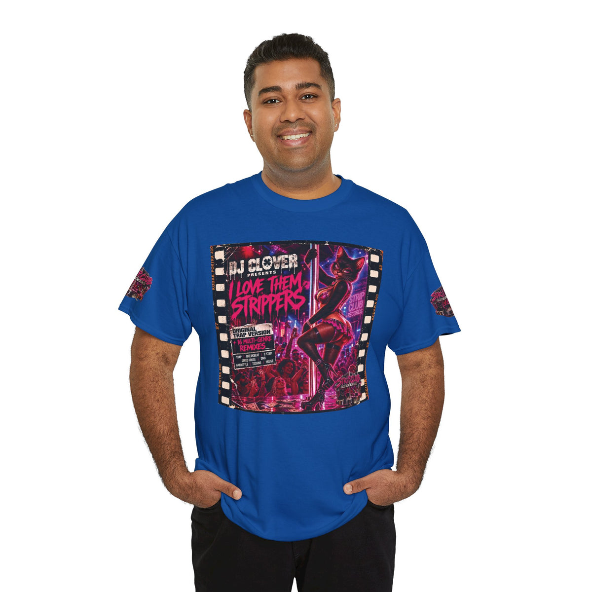 DJ Clover Presents “I Love Them Strippers” - Strip Club Records Official Album T-Shirt
