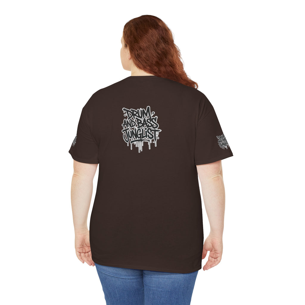 Junglist Militia™ Since 1996 | Drum & Bass Junglist Graffiti Gildan Premium Cotton T-Shirt | NeuroDemonic Records Official Streetwear | 10 Colors