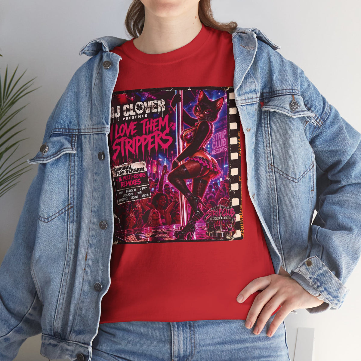 DJ Clover Presents “I Love Them Strippers” - Strip Club Records Official Album T-Shirt