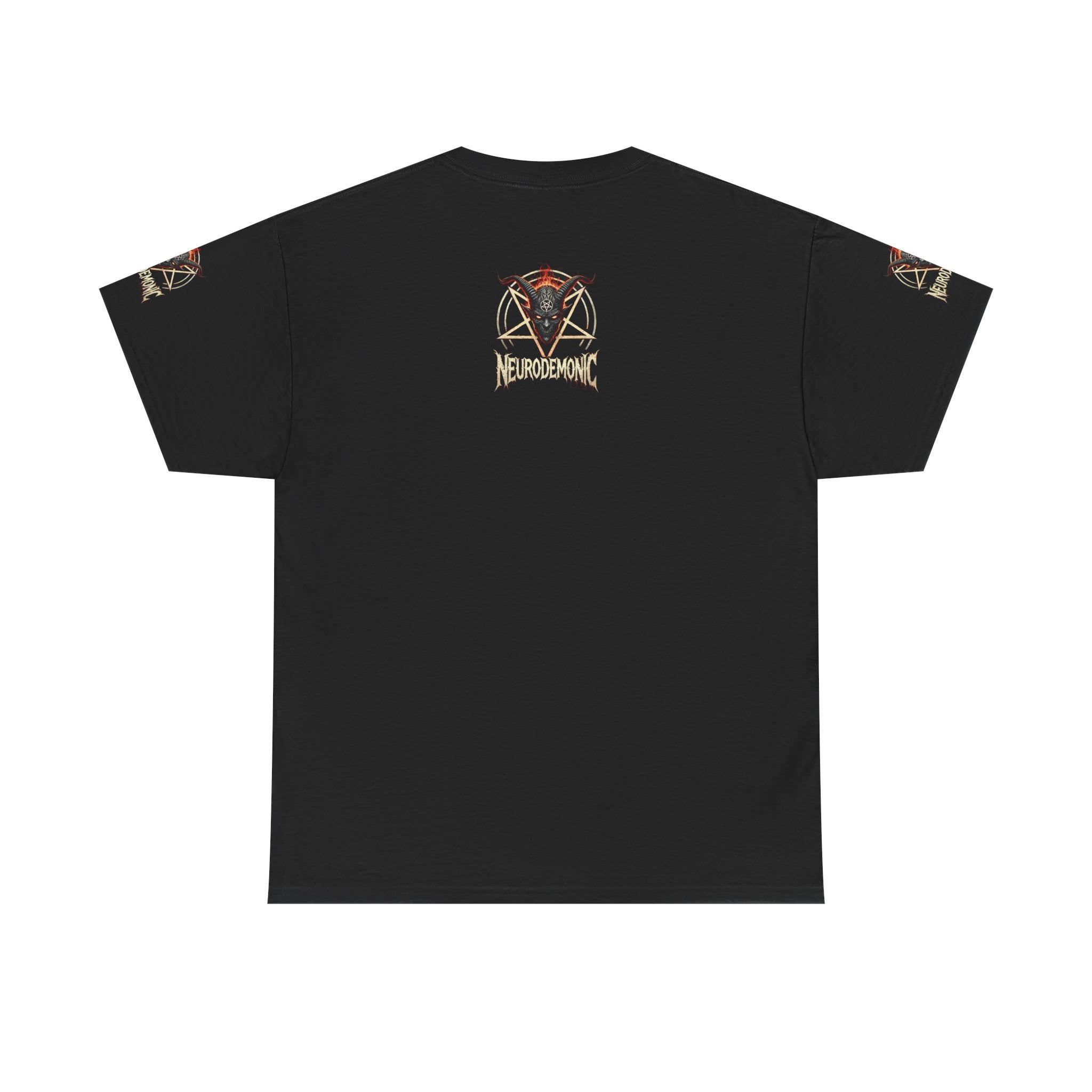 NeuroDemonic Baphomet Pentagram T-Shirt – Heavy Metal Streetwear Edition