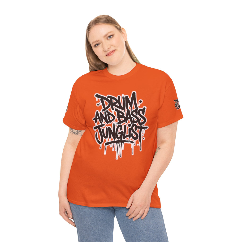 Junglist Militia™ Since 1996 | Drum & Bass Junglist Graffiti Gildan Premium Cotton T-Shirt | NeuroDemonic Records Official Streetwear | 10 Colors