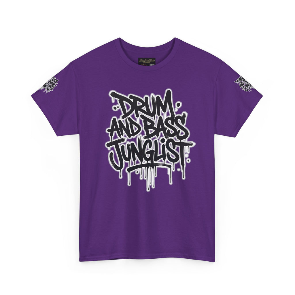 Junglist Militia™ Since 1996 | Drum & Bass Junglist Graffiti Gildan Premium Cotton T-Shirt | NeuroDemonic Records Official Streetwear | 10 Colors