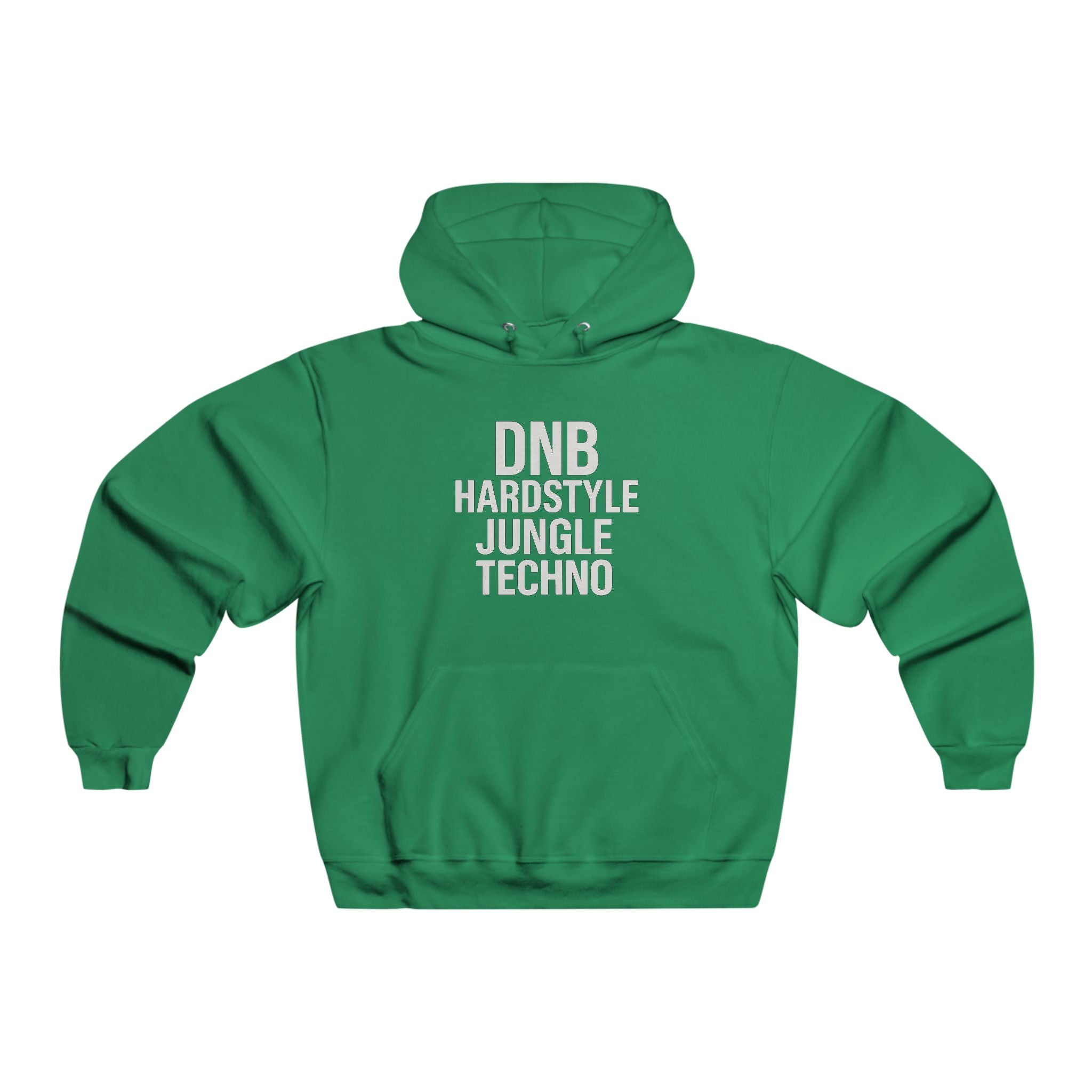DNB Hardstyle Jungle Techno JERZEES® Unisex Pullover Hoodie – Underground Rave Streetwear Edition