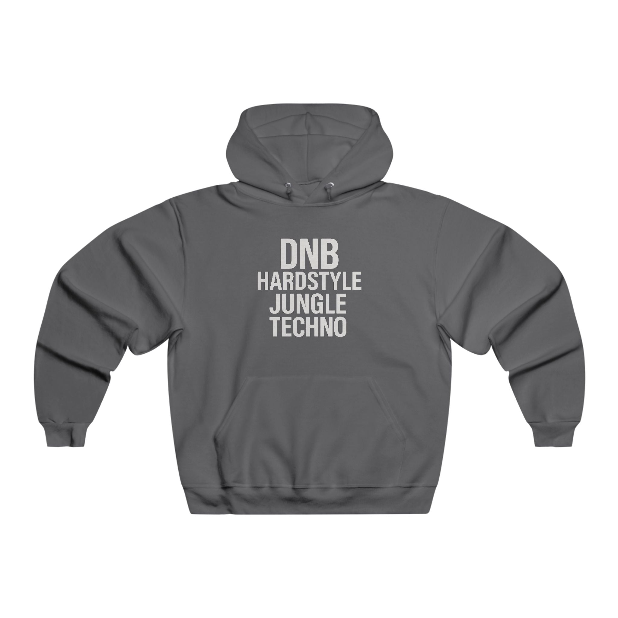 DNB Hardstyle Jungle Techno JERZEES® Unisex Pullover Hoodie – Underground Rave Streetwear Edition
