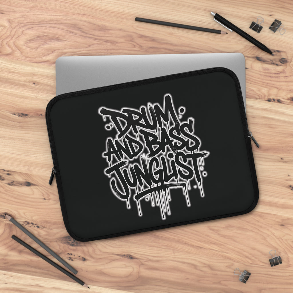 Drum and Bass Junglist Graffiti Laptop Sleeve & iPad Case | Protective Padded Sleeve | 5 Sizes