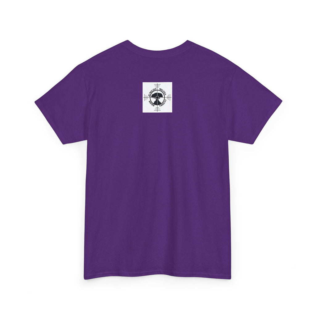 Fuck Terrorism 1st gen. Bomb Threat Logo - Unisex Heavy Cotton Tee - Junglist Militia Since 1996