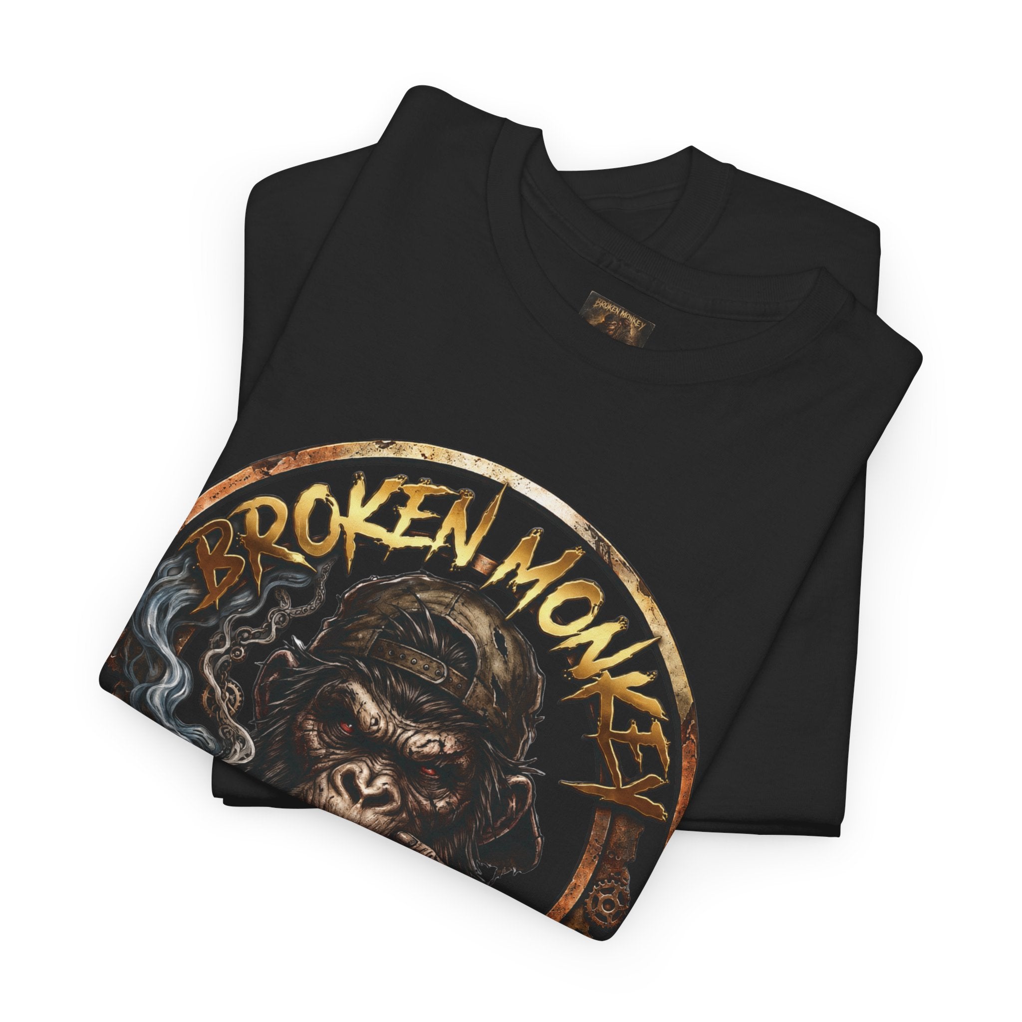 Broken Monkey Records Premium Heavy Drum & Bass T-Shirt | Neurofunk • Jump Up • Jungle • DJ Streetwear