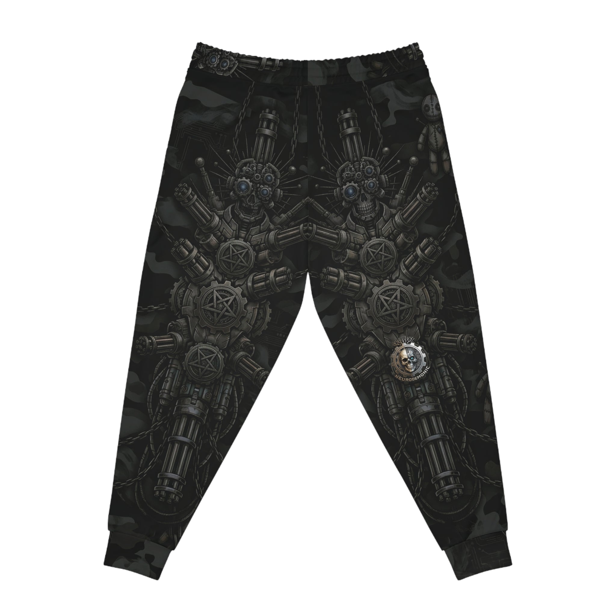 NeuroDemonic Infernal Machine Joggers – Premium All-Over Print Streetwear