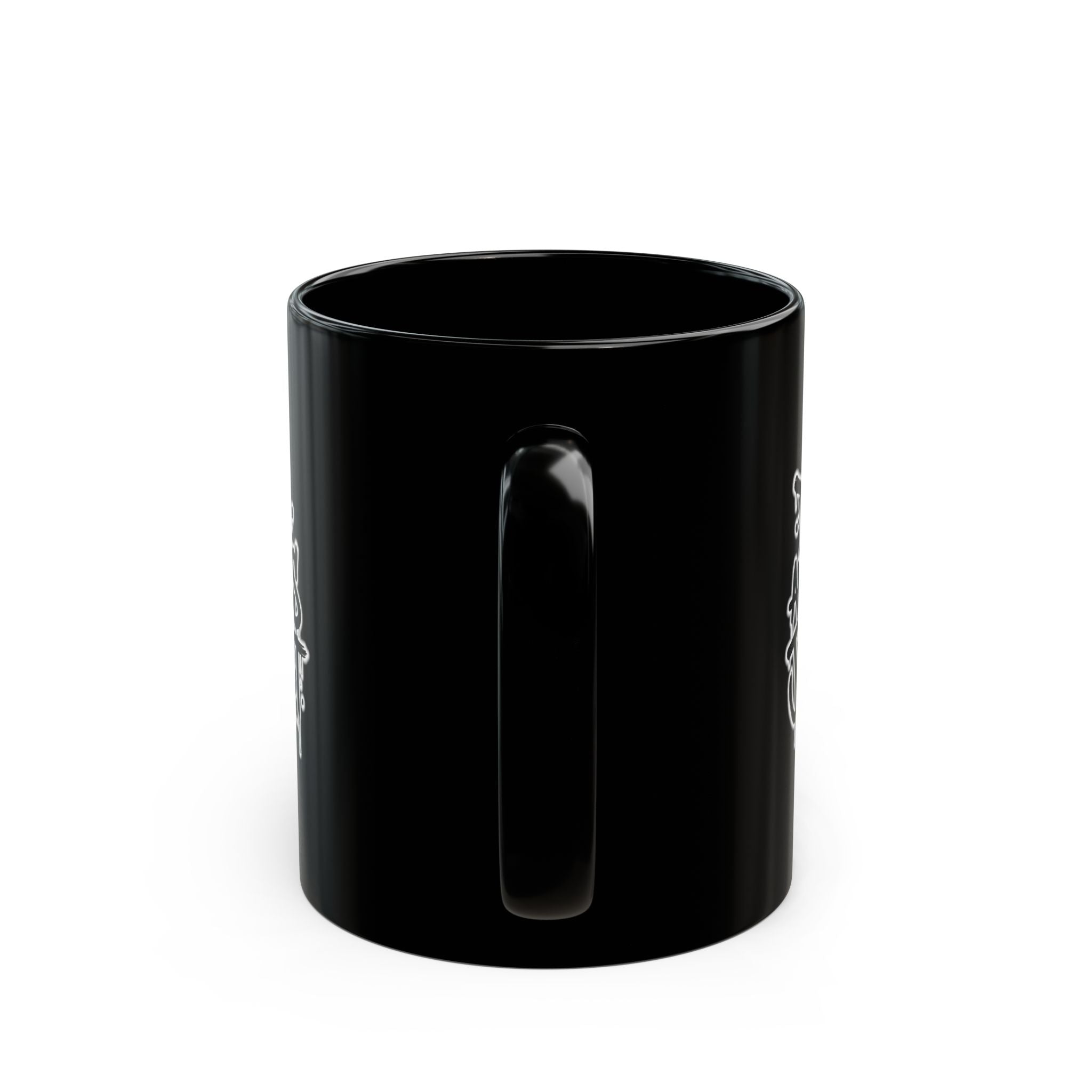 Drum and Bass Junglist Black Coffee Mug – Graffiti Logo | 11oz & 15oz | NeuroDemonic® Official Merchandise