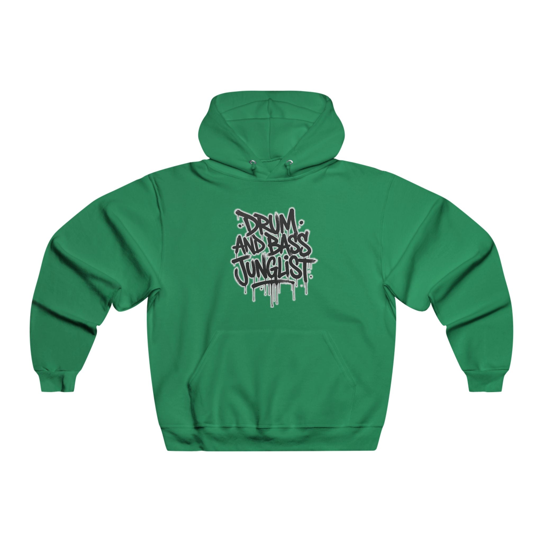 Drum and Bass Junglist™ Graffiti Heavy Blend Hoodie | Front & Back Print | NeuroDemonic® Official Streetwear | Jerseys® | 8 Colors | 8 Sizes