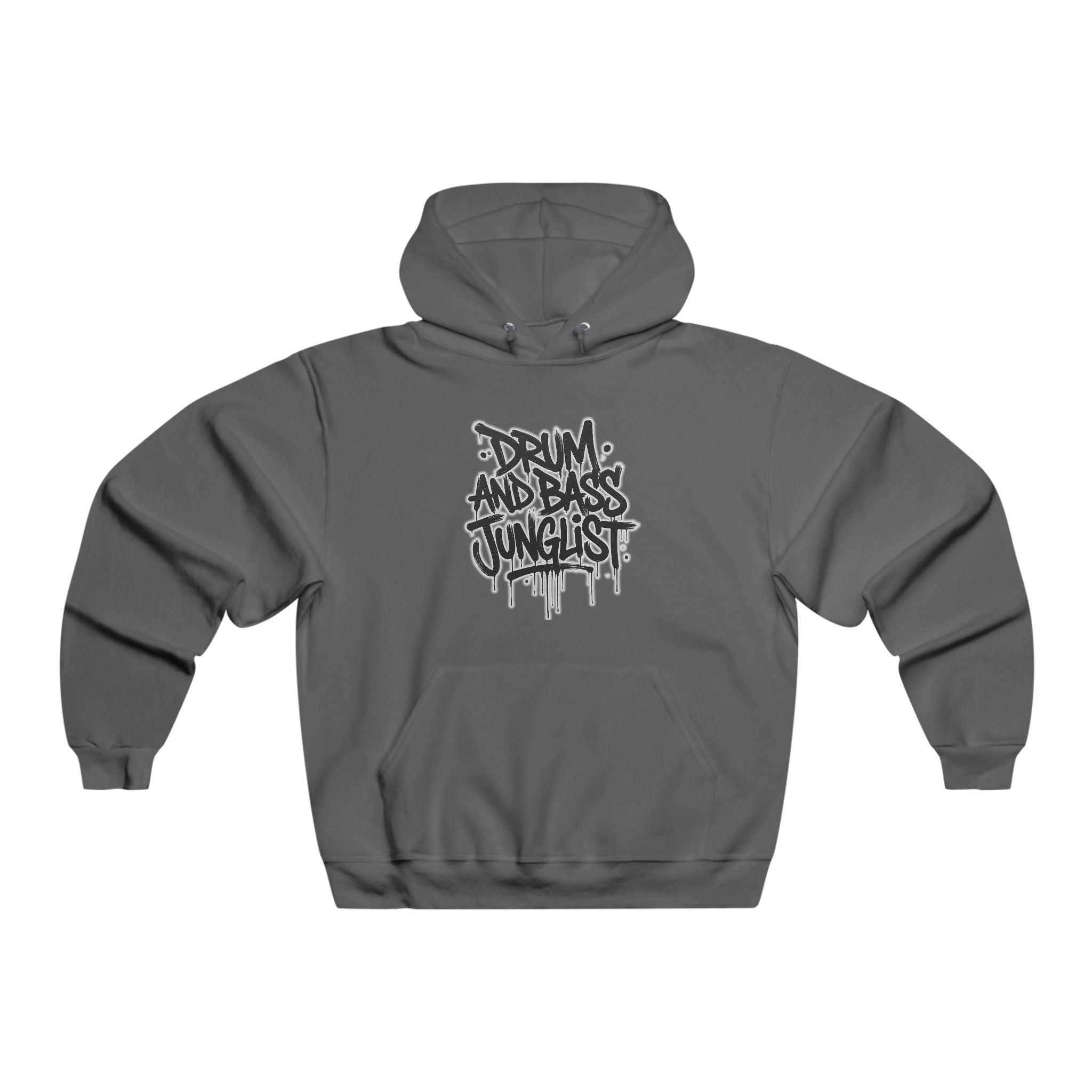 Drum and Bass Junglist™ Graffiti Heavy Blend Hoodie | Front & Back Print | NeuroDemonic® Official Streetwear | Jerseys® | 8 Colors | 8 Sizes