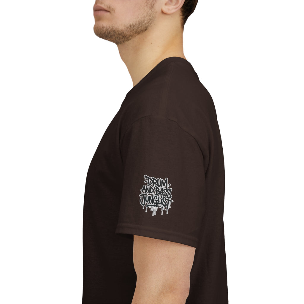 Junglist Militia™ Since 1996 | Drum & Bass Junglist Graffiti Gildan Premium Cotton T-Shirt | NeuroDemonic Records Official Streetwear | 10 Colors