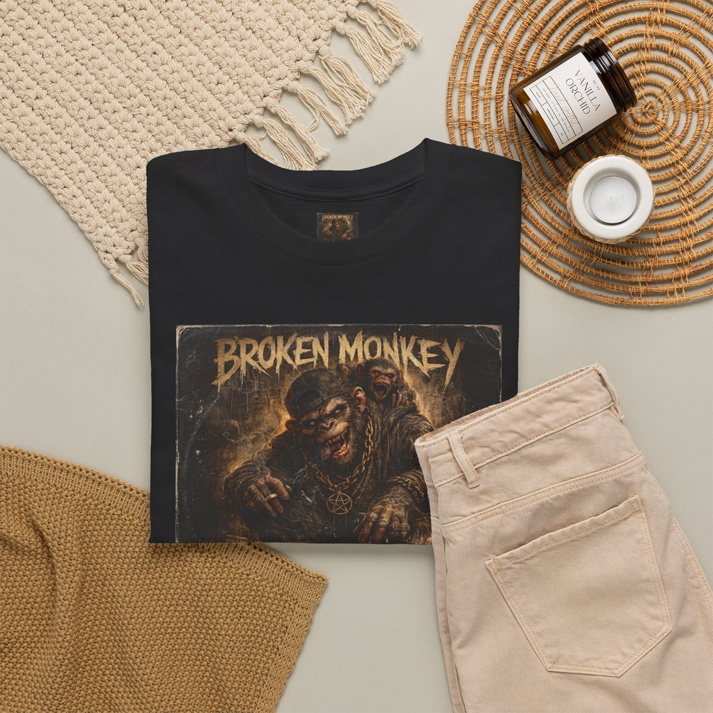 BROKEN MONKEY Vintage Heavyweight - Drum & Bass T-Shirt