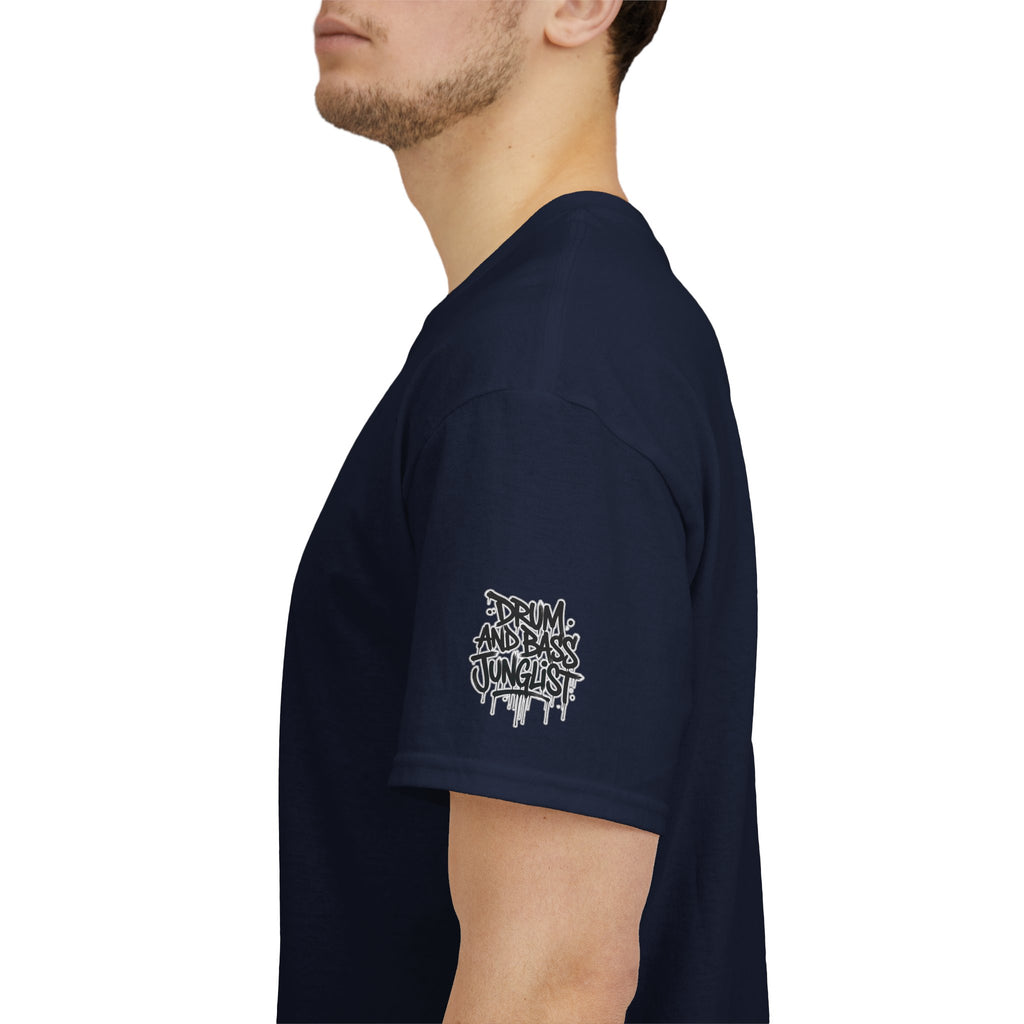 Junglist Militia™ Since 1996 | Drum & Bass Junglist Graffiti Gildan Premium Cotton T-Shirt | NeuroDemonic Records Official Streetwear | 10 Colors