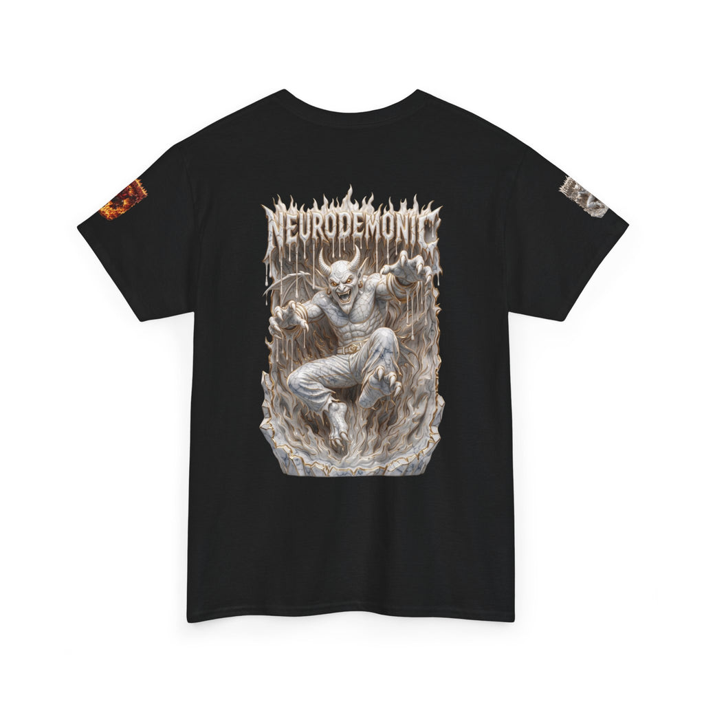 NeuroDemonic® Infernal Demon T-Shirt – Premium Gildan Underground Metal & Drum and Bass Streetwear | Premium Heavy Metal Edition