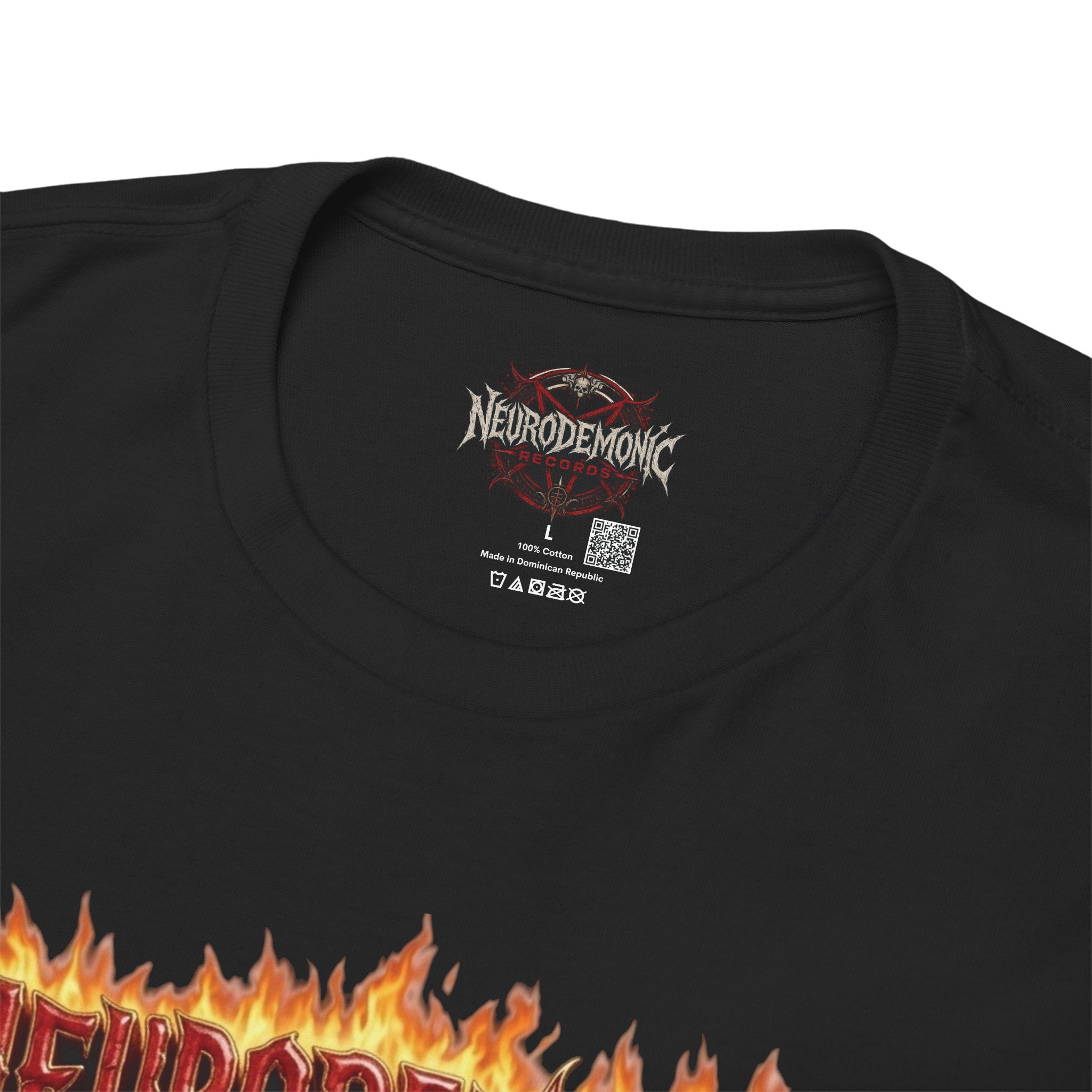 NeuroDemonic® Infernal Demon T-Shirt – Premium Gildan Underground Metal & Drum and Bass Streetwear | Premium Heavy Metal Edition