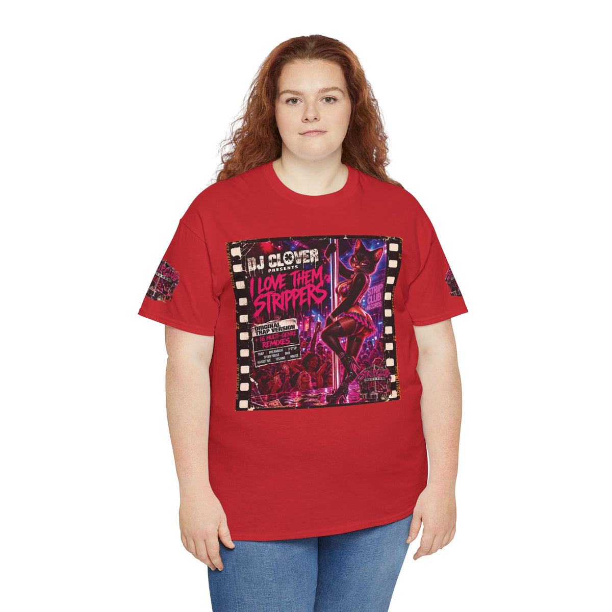 DJ Clover Presents “I Love Them Strippers” - Strip Club Records Official Album T-Shirt