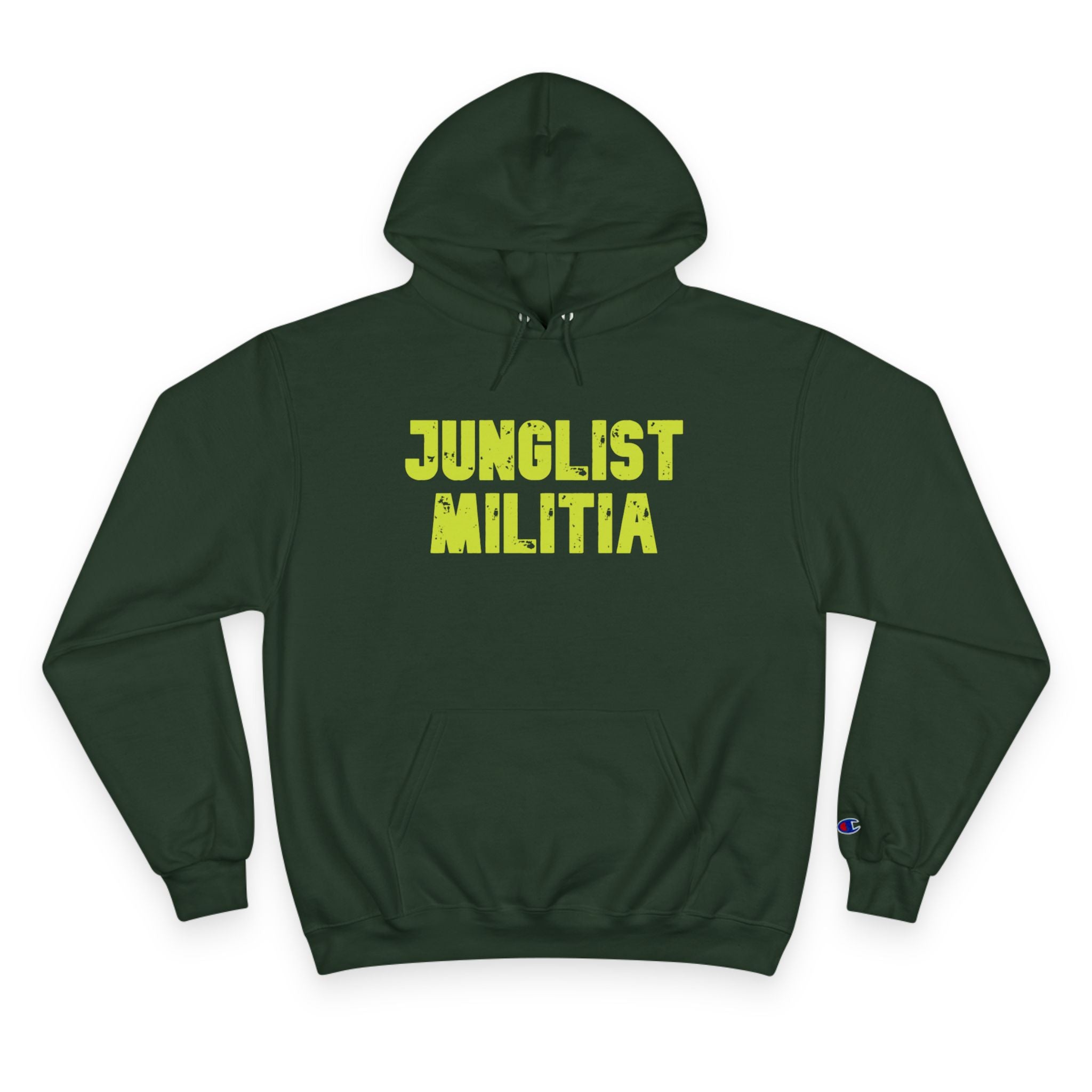 Champion Hoodie- JUNGLIST MILITIA ARMY
