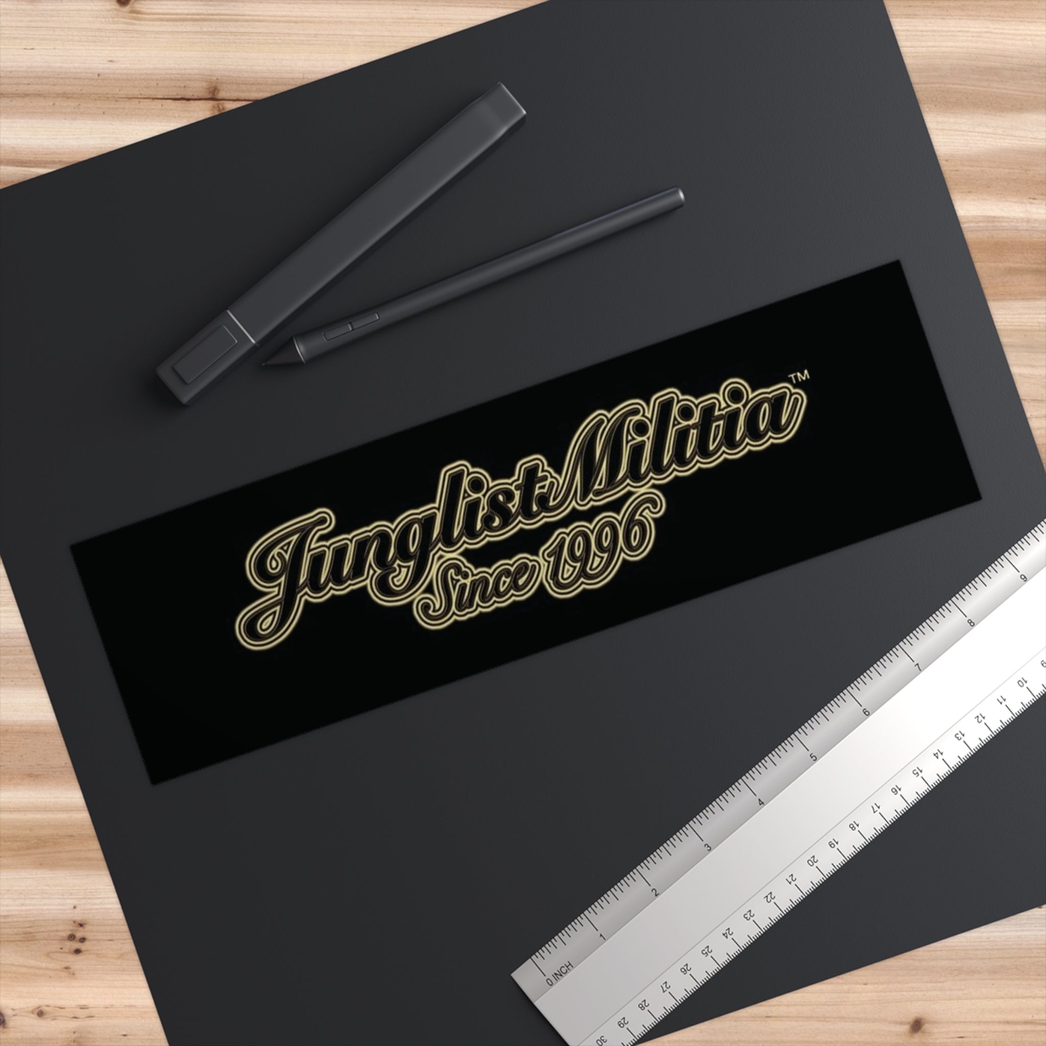Bumper Stickers-Junglist Militia Since 1996 2nd Generation Logo