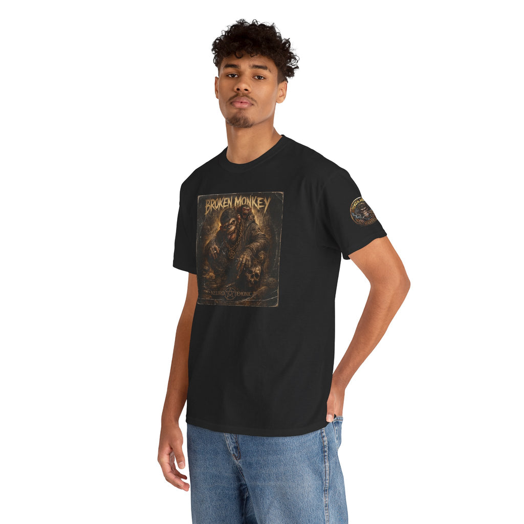 BROKEN MONKEY Vintage Heavyweight - Drum & Bass T-Shirt
