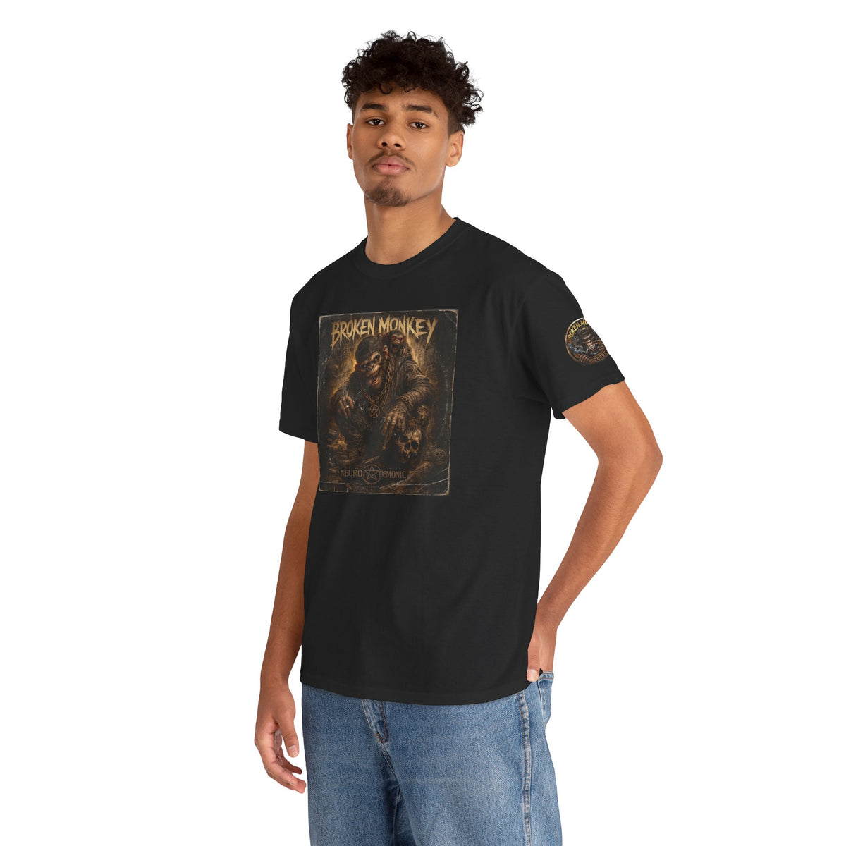BROKEN MONKEY Vintage Heavyweight - Drum & Bass T-Shirt