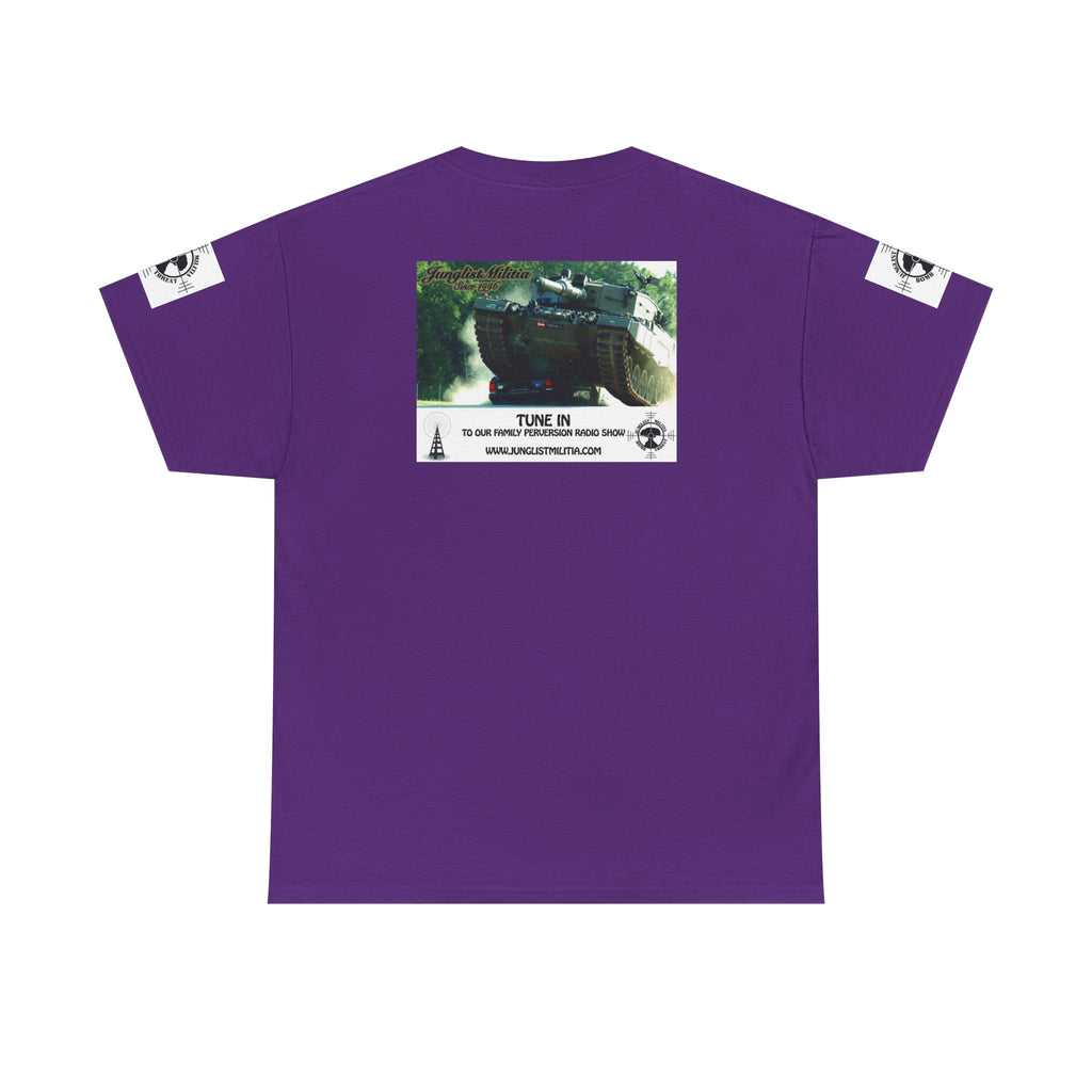 Classic Radio Junglist Militia The Junglist Militia Family Perversion Radio Show Los Angeles, California. Unisex Gildan T-Shirt
