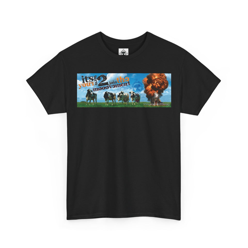 Cow Bombs Junglist Militia Bomb Threat 1st Gen Logo - Unisex T shirts - Junglist Militia Since 1996