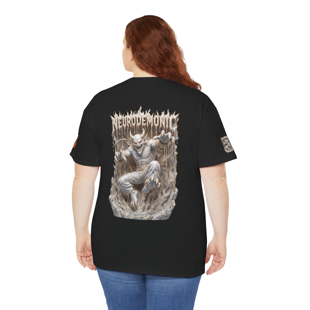 NeuroDemonic® Infernal Demon T-Shirt – Premium Gildan Underground Metal & Drum and Bass Streetwear | Premium Heavy Metal Edition