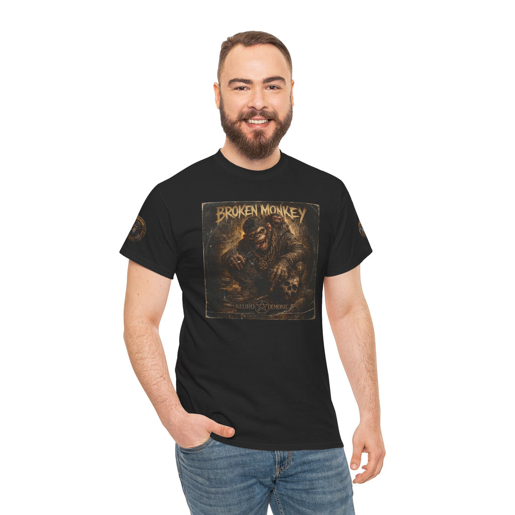 BROKEN MONKEY Vintage Heavyweight - Drum & Bass T-Shirt