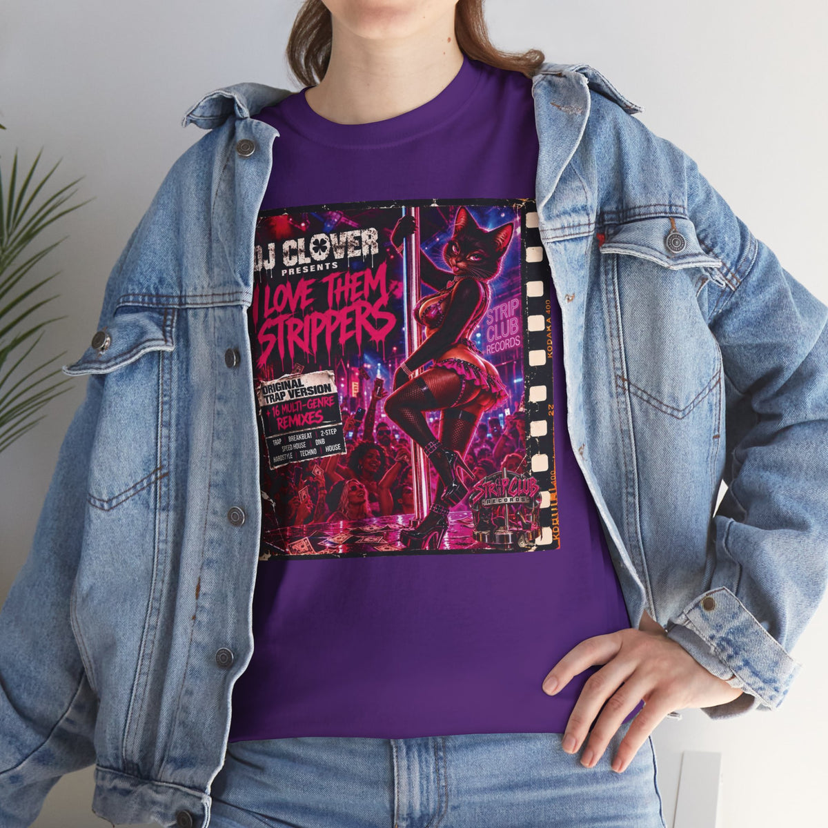 DJ Clover Presents “I Love Them Strippers” - Strip Club Records Official Album T-Shirt