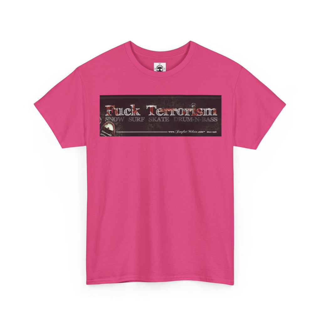 Fuck Terrorism - 1st gen logo - Junglist Militia Since 1996