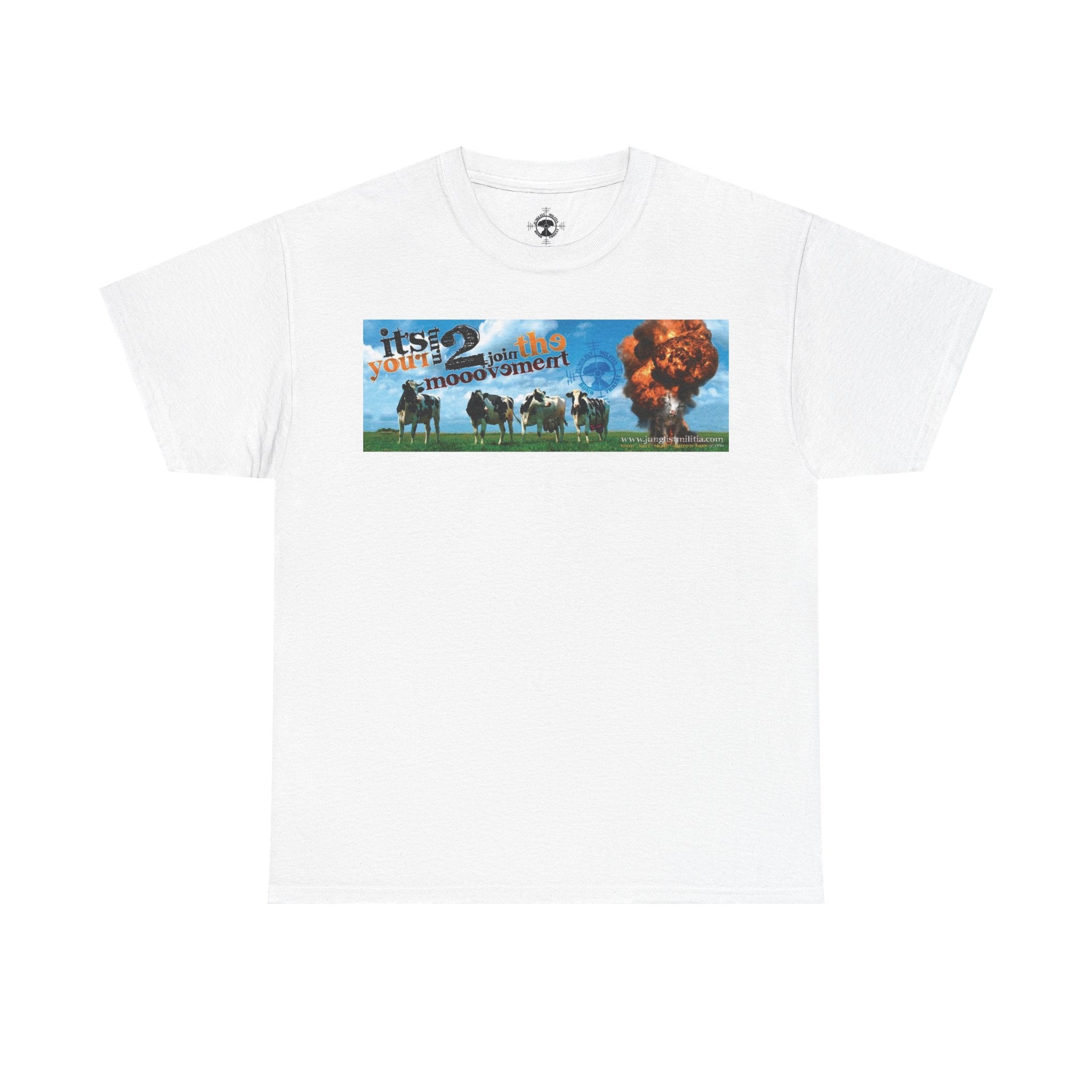 Cow Bombs Junglist Militia Bomb Threat 1st Gen Logo - Unisex T shirts - Junglist Militia Since 1996