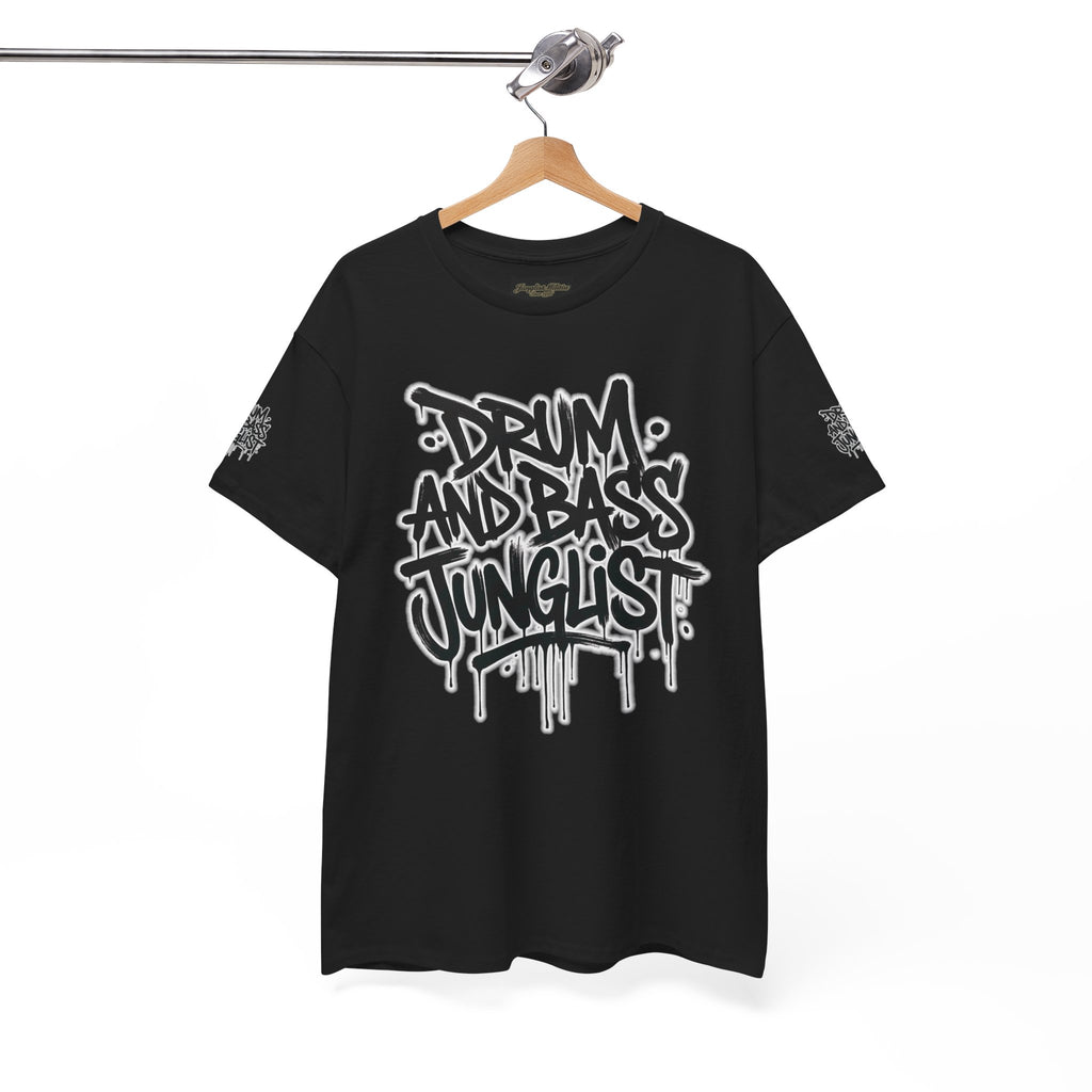 Junglist Militia™ Since 1996 | Drum & Bass Junglist Graffiti Gildan Premium Cotton T-Shirt | NeuroDemonic Records Official Streetwear | 10 Colors