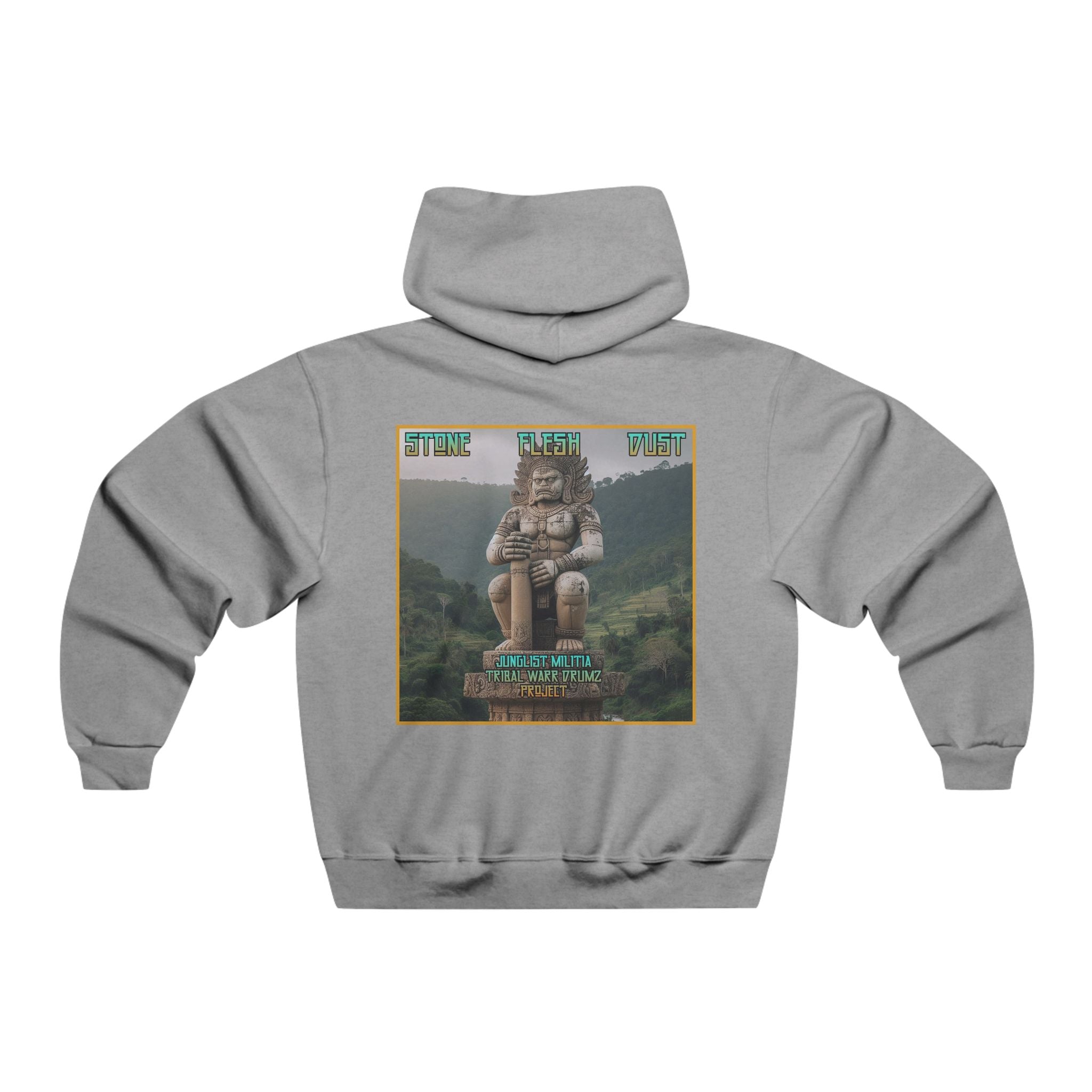 JERZEES NuBlend® STONE FLESH DUST-JUNGLIST MILITIA TRIBAL WARR DRUMZ PROJECT