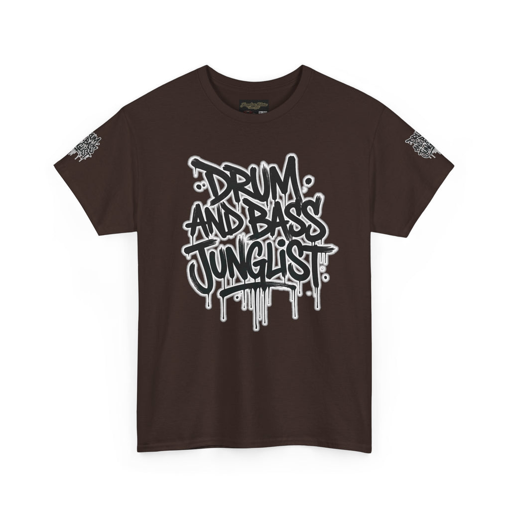 Junglist Militia™ Since 1996 | Drum & Bass Junglist Graffiti Gildan Premium Cotton T-Shirt | NeuroDemonic Records Official Streetwear | 10 Colors