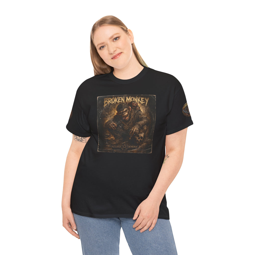 BROKEN MONKEY Vintage Heavyweight - Drum & Bass T-Shirt