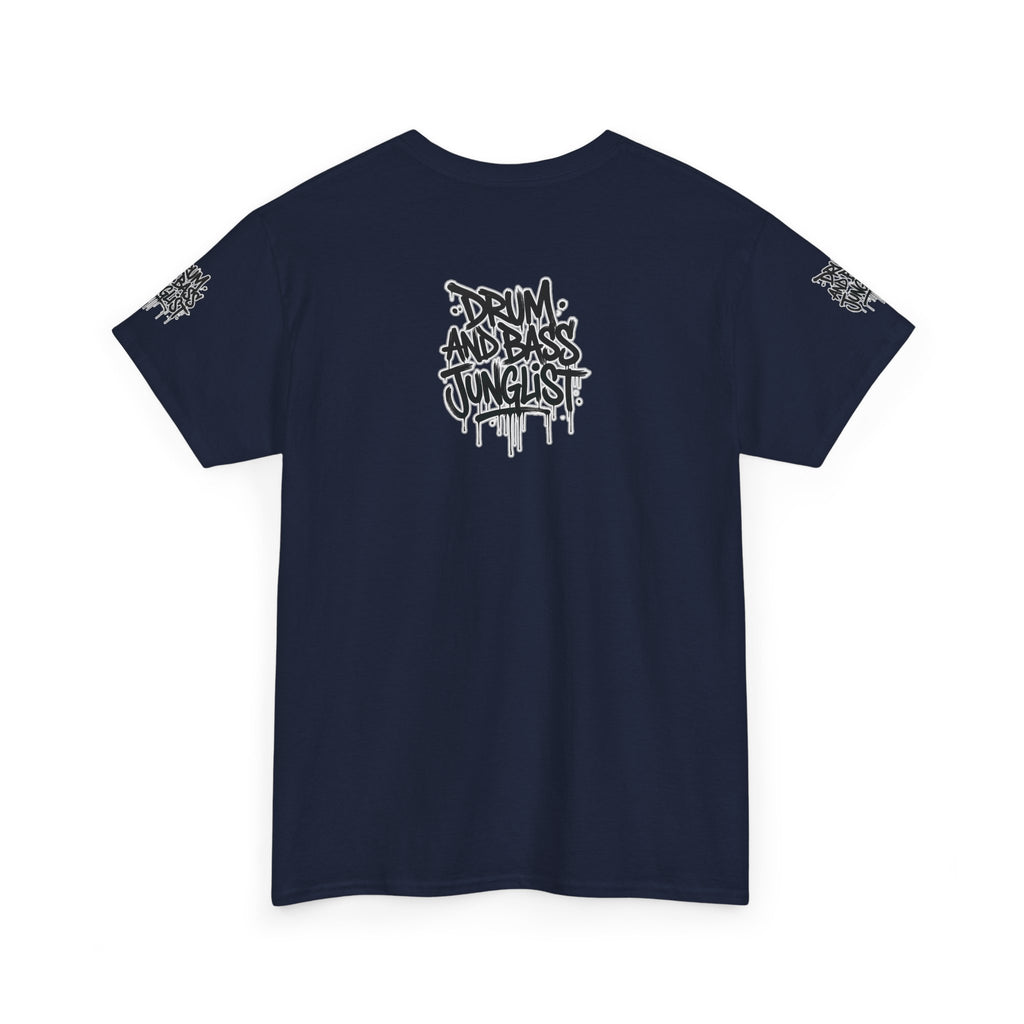 Junglist Militia™ Since 1996 | Drum & Bass Junglist Graffiti Gildan Premium Cotton T-Shirt | NeuroDemonic Records Official Streetwear | 10 Colors