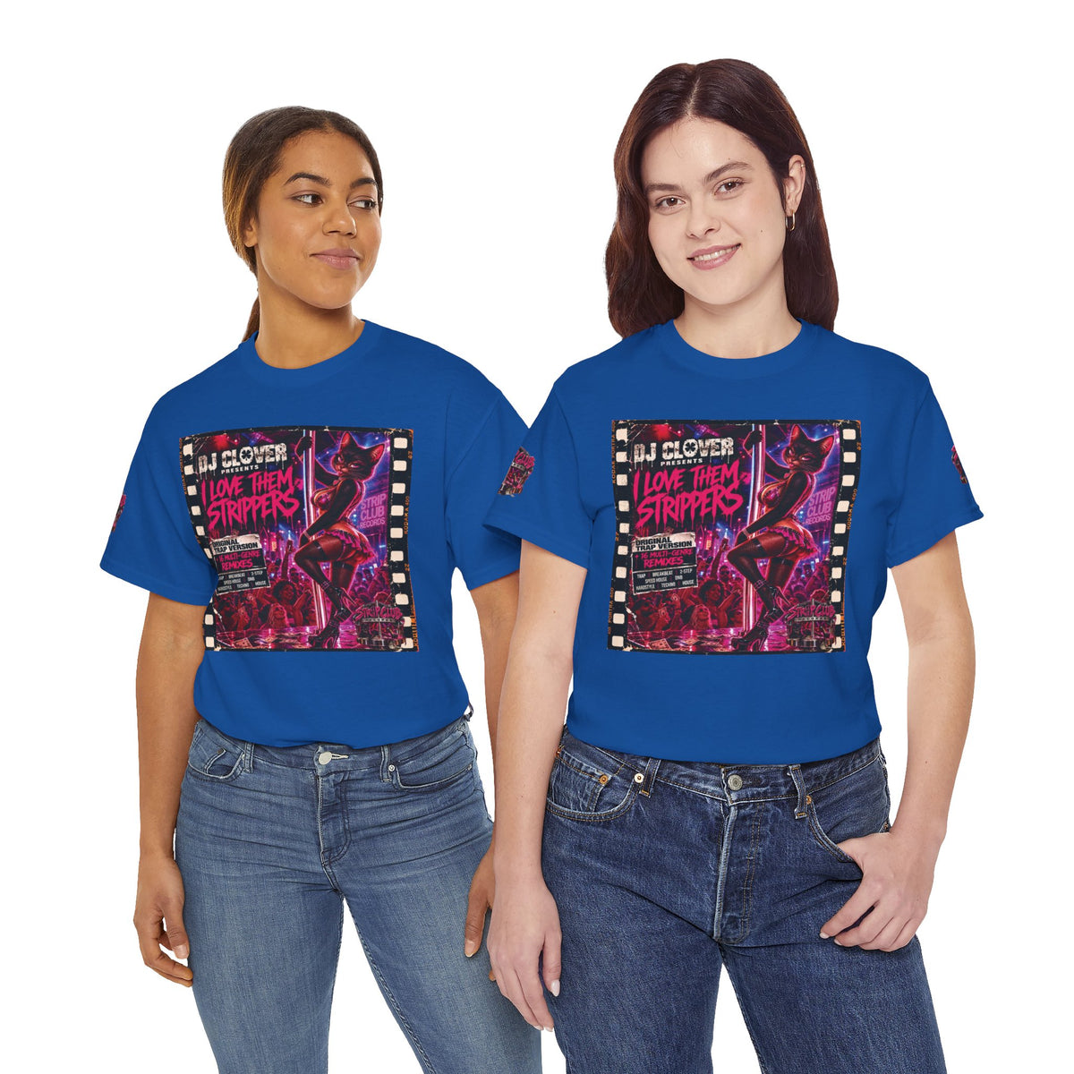 DJ Clover Presents “I Love Them Strippers” - Strip Club Records Official Album T-Shirt