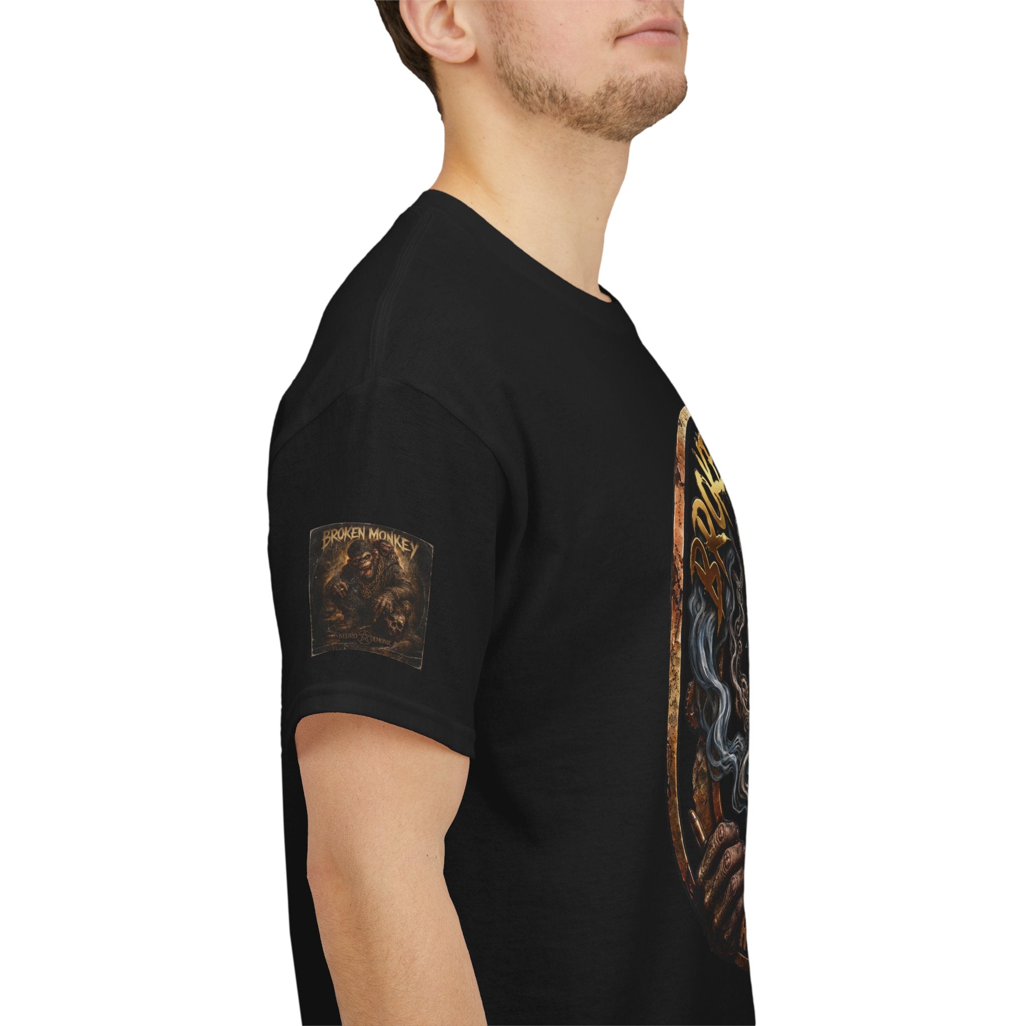 Broken Monkey Records Premium Heavy Drum & Bass T-Shirt | Neurofunk • Jump Up • Jungle • DJ Streetwear